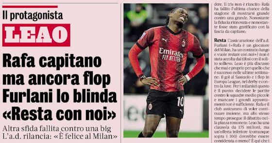 Imagen del artículo:GdS: Leao flops with the captain’s armband – stats highlight poor performance