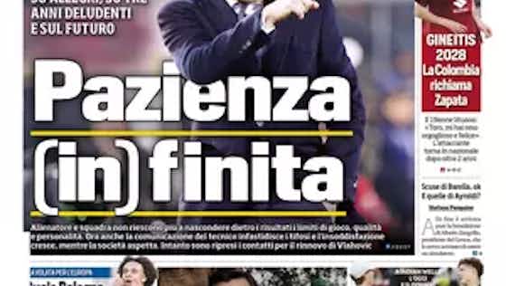 Article image:Today’s Papers: Juventus meeting with Koopmeiners, Lazio crisis, Napoli-Barcelona