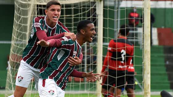 Imagem do artigo:Fluminense vence Flamengo e se aproxima do título da Taça Guanabara Sub-17