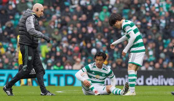 Article image:Celtic support anxiously waits for Hatate, Mooy and Abada injury updates