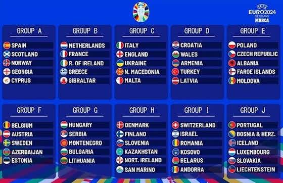 Gambar artikel:Jadwal Lengkap Kualifikasi EURO 2024 23-29 Maret: Big Match Prancis vs Belanda hingga Italia vs Inggris