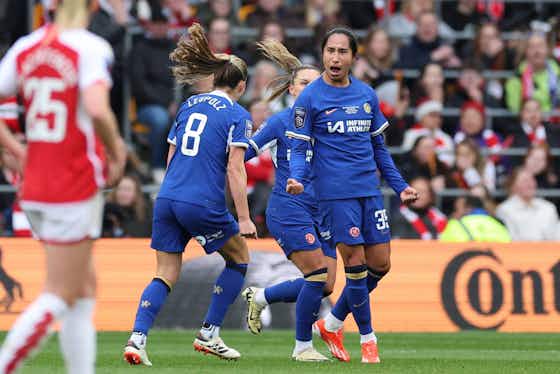Imagem do artigo:Na prorrogação, Chelsea Women perde a final da Conti Cup para o Arsenal Women