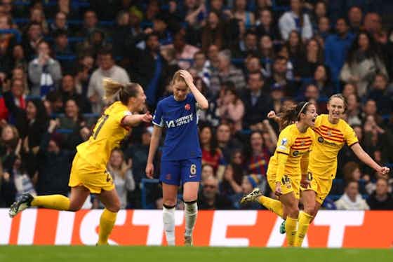Article image:Emma Hayes and Chelsea denied fairytale ending as Barcelona reach Women's Champions League final