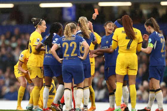Article image:Emma Hayes slams Chelsea red card as 'worst decision in UWCL history' in Barcelona loss