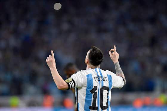 Imagem do artigo:Com hat-trick de Messi, Argentina goleia Curaçao: 7 a 0
