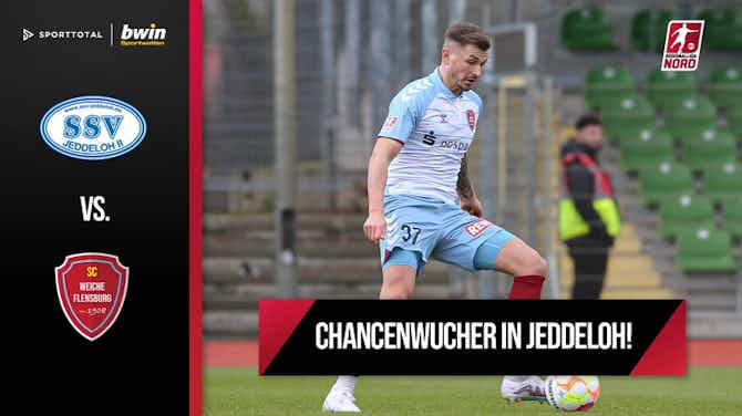 Vorschaubild für Weiche müht sich gegen neun Jeddeloher ab! | SSV Jeddeloh - SC Weiche Flensburg | Regionalliga Nord