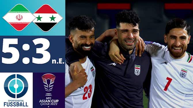 Vorschaubild für Taremi Rot! Der Iran zittert sich ins Viertelfinale | Iran - Syrien