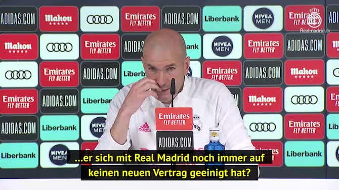 Vorschaubild für Ramos-Vertrag? Zidane reagiert gereizt
