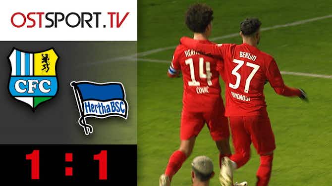 Vorschaubild für Regionalliga Nordost: Chemnitzer 1-1 Hertha II