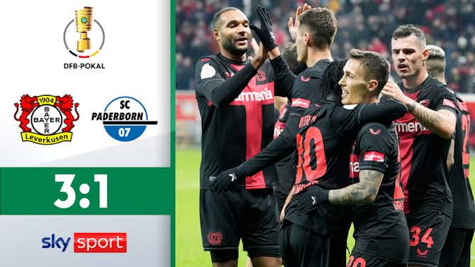 Vorschaubild für Bayer 04 Leverkusen - SC Paderborn 07 | Highlights - Achtelfinale | DFB Pokal 2023/24