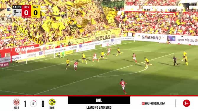 Imagen de vista previa para Mainz - Borussia Dortmund 1 - 0 | GOL - Leandro Barreiro