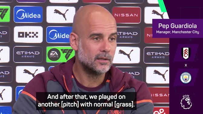 Anteprima immagine per Guardiola wants City to be pitch perfect at the Cottage