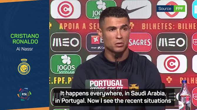 Anteprima immagine per Ronaldo defends the Saudi Pro League over spending criticisms