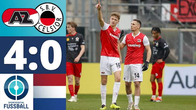 Vorschaubild für Überragender Mijnans trifft doppelt! AZ souverän gegen Excelsior | AZ Alkmaar - Excelsior Rotterdam