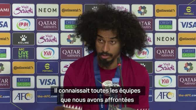 Image d'aperçu pour Qatar - Akram Afif : "Les trois penalties, c'est grâce au soutien de mes coéquipiers"