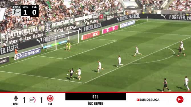 Imagen de vista previa para Borussia M’Gladbach - Eintracht Frankfurt 1 - 1 | GOL - Éric Ebimbe