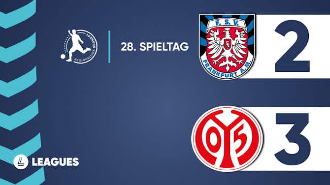 Vorschaubild für Regionalliga Südwest - FSV Frankfurt 2:3 Mainz 05 II