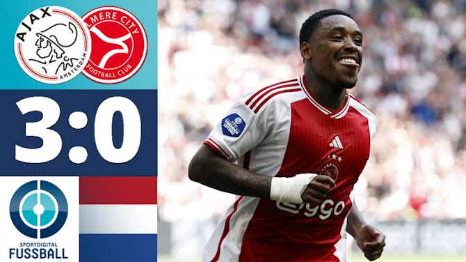 Vorschaubild für Bergwijn-Hattrick sichert Ajax Platz 5! | Ajax Amsterdam - Almere City
