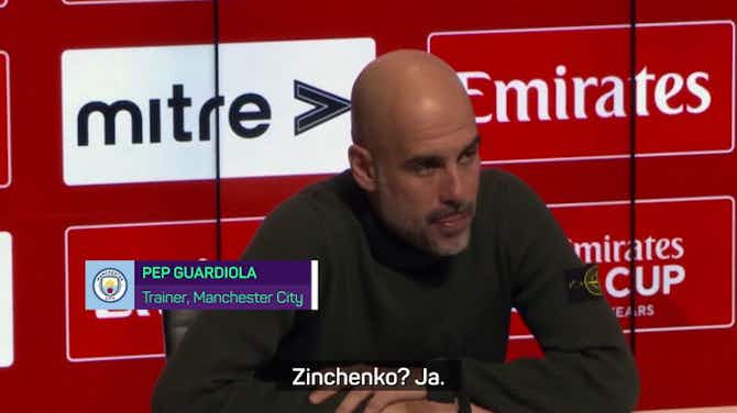 Vorschaubild für Guardiola: "Zinchenko wird spielen"