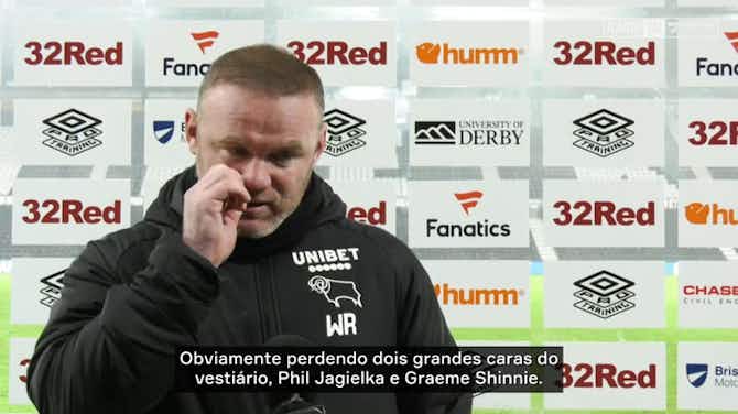 Imagem de visualização para Rooney aliviado ao tirar Derby County da lanterna na Championship