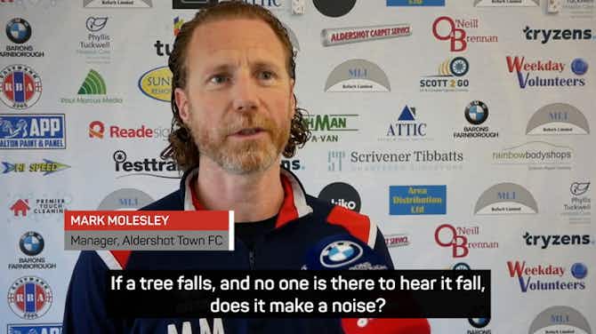 Preview image for Aldershot Town manager gives bizarre interview