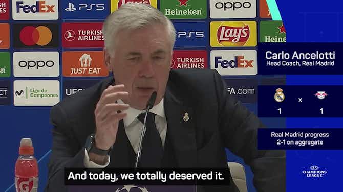 Anteprima immagine per Real Madrid 'deserved' to be booed by fans - Ancelotti