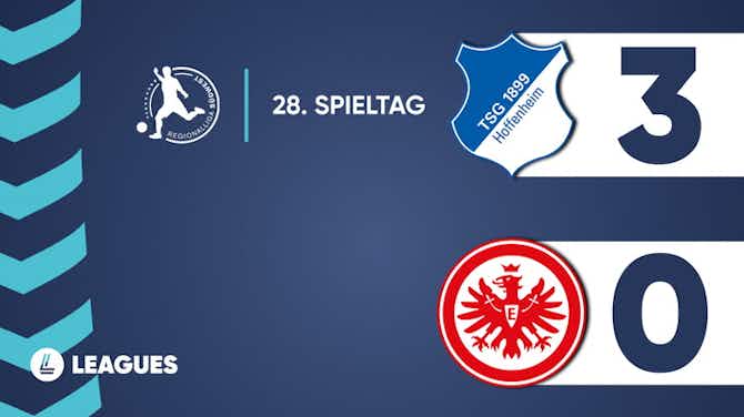 Vorschaubild für Regionalliga Südwest - Hoffenheim II 3:0 Eintracht Frankfurt II