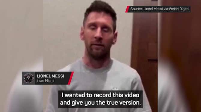 Pratinjau gambar untuk 'It was not political' - Messi explains Hong Kong absence