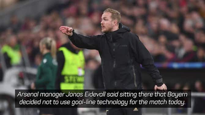 Pratinjau gambar untuk Straus rejects Eidevall remark that Bayern didn't want goal-line technology