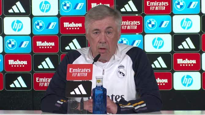 Pratinjau gambar untuk Real Madrid - Ancelotti : "Le fait que Bellingham termine Pichichi n'est pas très important"