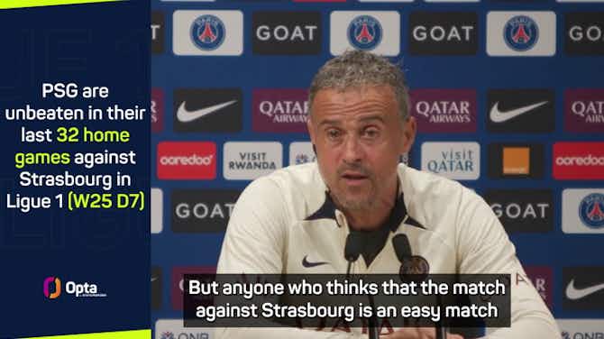 Anteprima immagine per Strasbourg a more difficult test than Milan – PSG boss Enrique