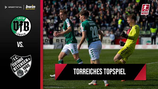 Vorschaubild für Harter Kampf - Fünf Tore im Spitzenspiel | VfB Lübeck - FC Teutonia Ottensen | Regionalliga Nord