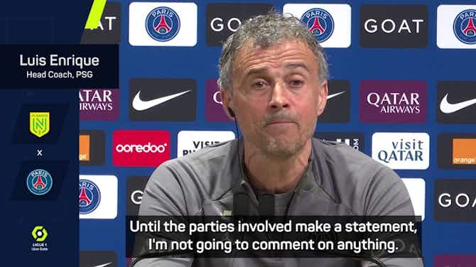 Anteprima immagine per PSG boss Enrique reacts to Mbappe exit bombshell
