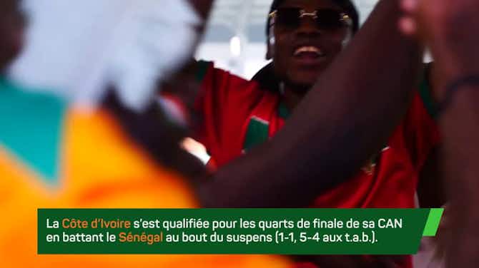Image d'aperçu pour CAN 2023 - Les fans ivoiriens en liesse, les Sénégalais bons perdants