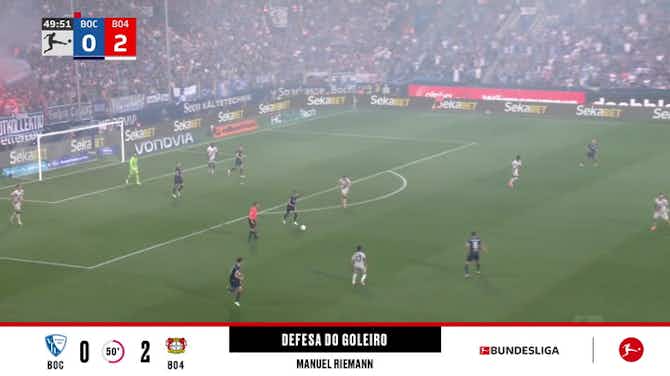 Imagem de visualização para Manuel Riemann with a Goalkeeper Save vs. Bayer Leverkusen