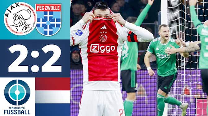 Vorschaubild für Doppel-Fallrückzieher! Thy schockt Ajax in den Schlussminuten | Ajax Amsterdam - PEC Zwollen