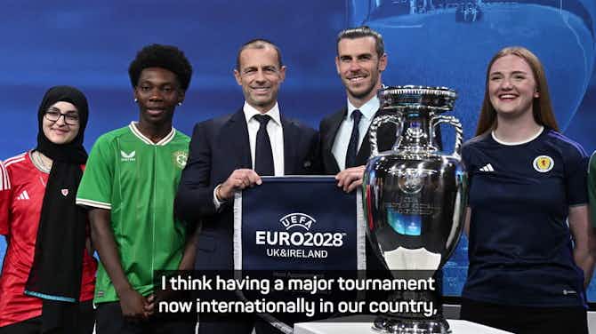 Anteprima immagine per Hosting Euro 2028 will 'keep Wales on the map' - Bale