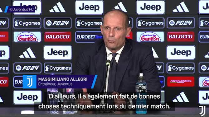 Image d'aperçu pour Juventus - Allegri compare Vlahovic à Rabiot