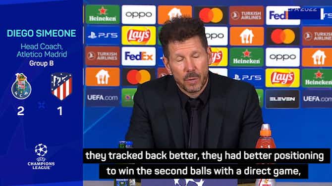 Pratinjau gambar untuk Atlético 'must face the reality' of being knocked out of Europe - Simeone