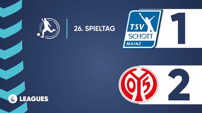 Vorschaubild für Regionalliga Südwest - Schott Mainz 1:2 Mainz 05 II