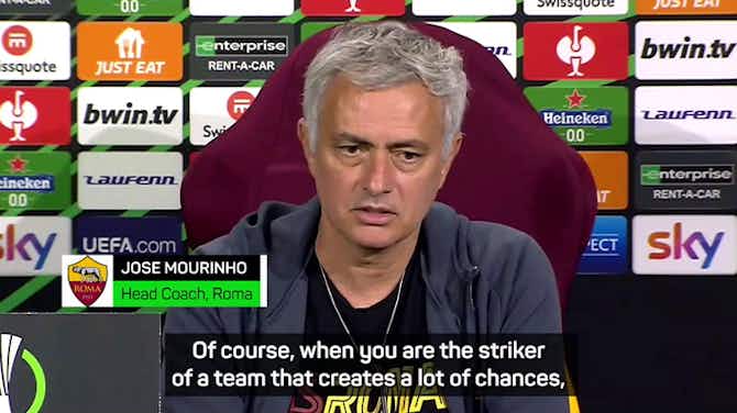 Preview image for Mourinho unconcerned by Abraham's Roma scoring woes