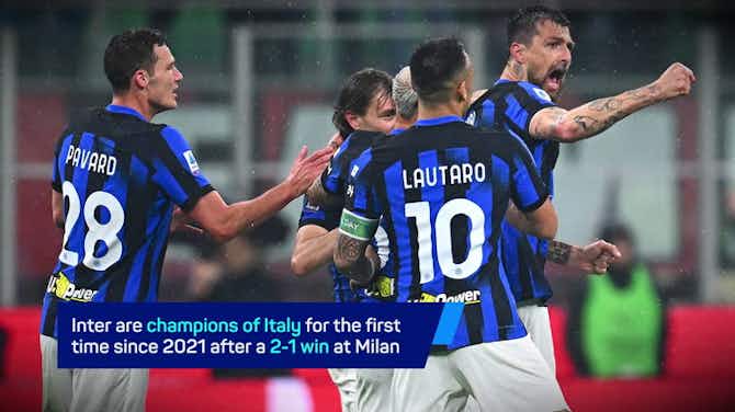 Pratinjau gambar untuk Breaking News: Inter win Serie A