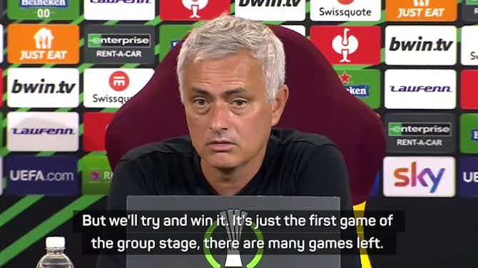 Preview image for Mourinho insists he wants to win the Europa Conference League