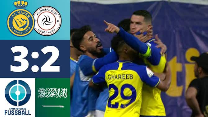 Vorschaubild für Ronaldo hält Al-Nassr durch Traumtor im Titelkampf! | Al-Nassr FC - Al-Shabab Club