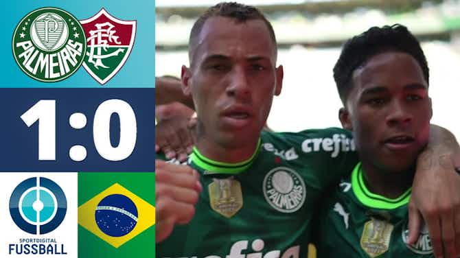 Vorschaubild für Palmeiras macht Riesenschritt zur Meisterschaft - Breno Lopes trifft! | Palmeiras - Fluminense