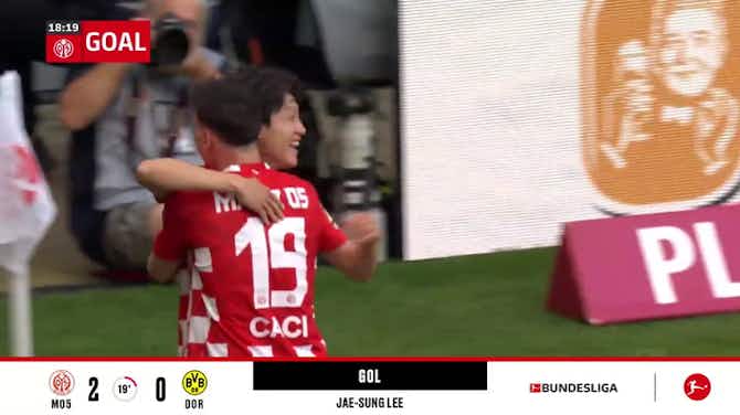 Imagen de vista previa para Mainz - Borussia Dortmund 2 - 0 | GOL - Jae-Sung Lee