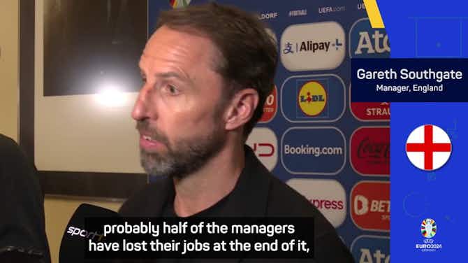Anteprima immagine per Southgate 'really relaxed' about his England future