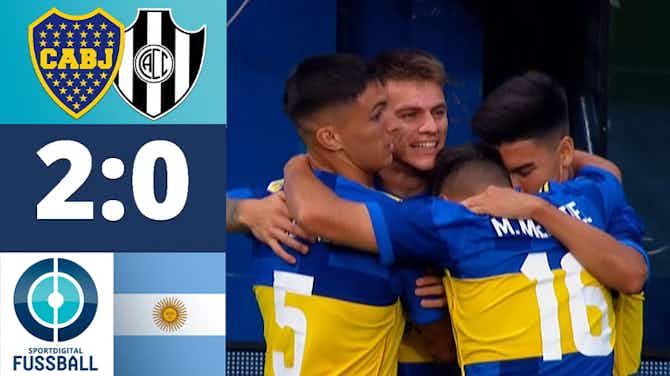 Vorschaubild für Kevin Zenóns Quasi-Doppelpack beschert Boca den glücklichen Sieg | Boca Juniors - CA Central Córdoba