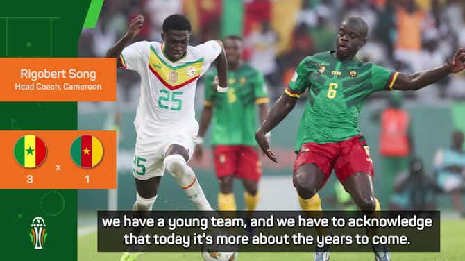 Anteprima immagine per Cameroon building for the future insists coach Song after Senegal defeat