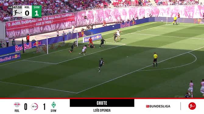 Imagem de visualização para RB Leipzig - Werder Bremen 0 - 1 | CHUTE - Loïs Openda